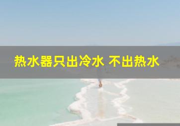 热水器只出冷水 不出热水